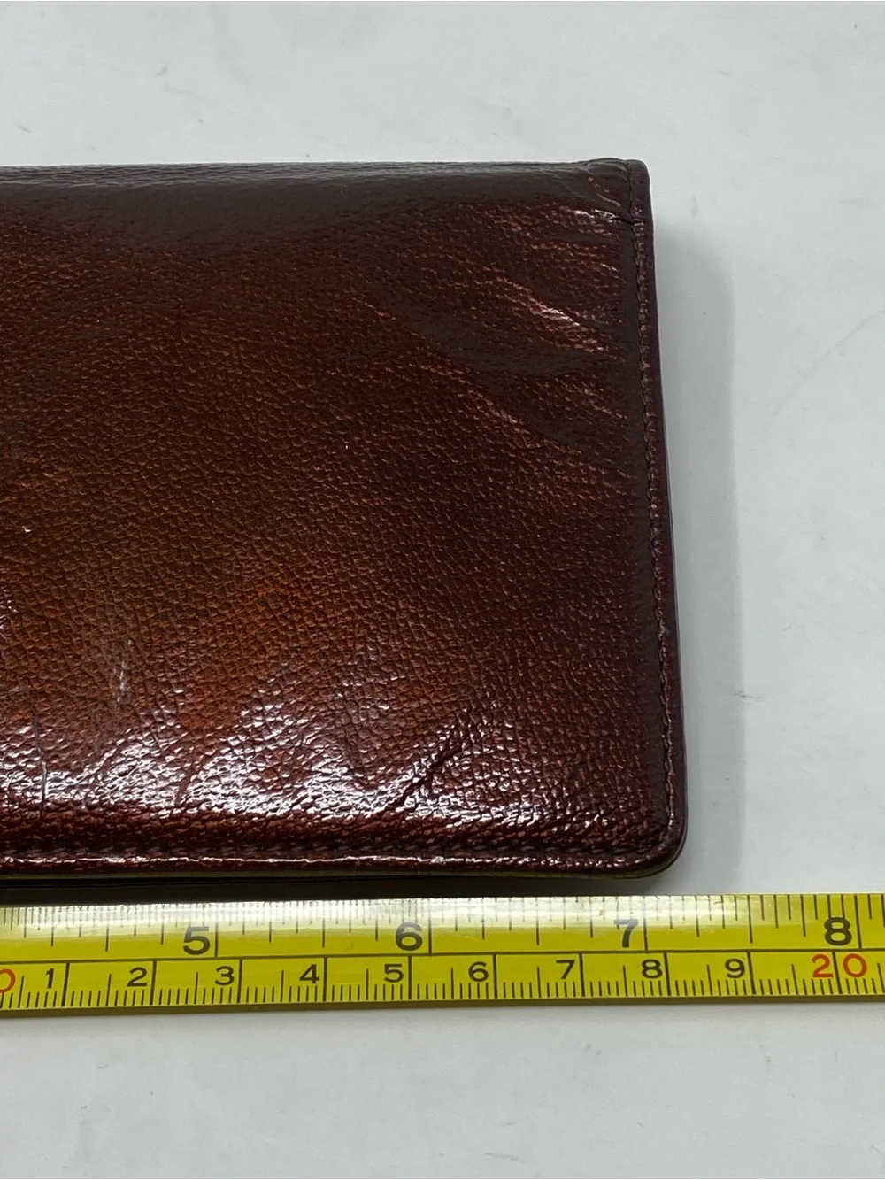 Chanel Wallet Long CC Enamel Bronze Patent Leather